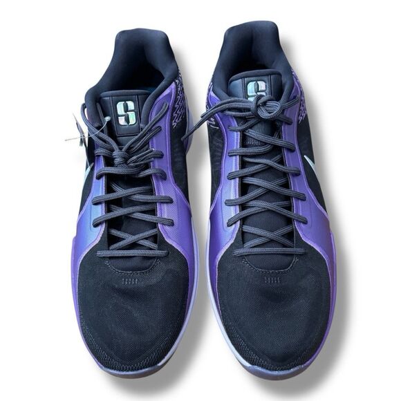 NEW Nike Sabrina 2 Court Vision Purple Basketball Shoes Women’s Sz 19.5 Men’s 18 - Picture 11 of 11